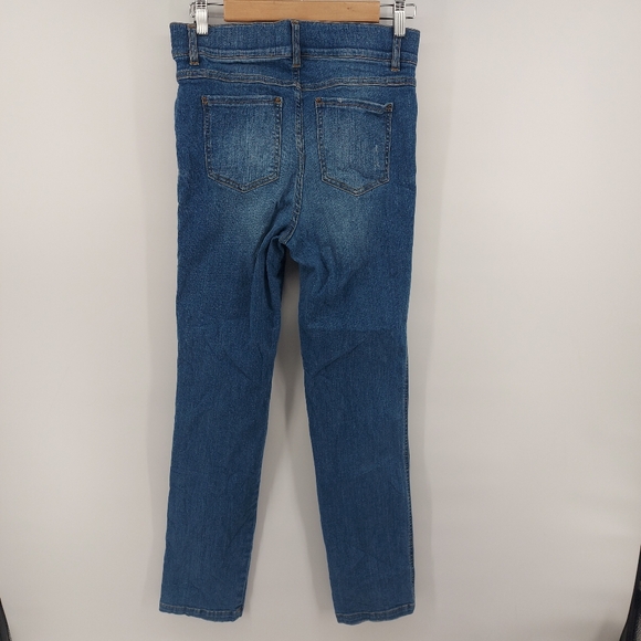 Spanx Straight Leg Pull On Jean Medium Tall 20356T - Picture 2 of 6